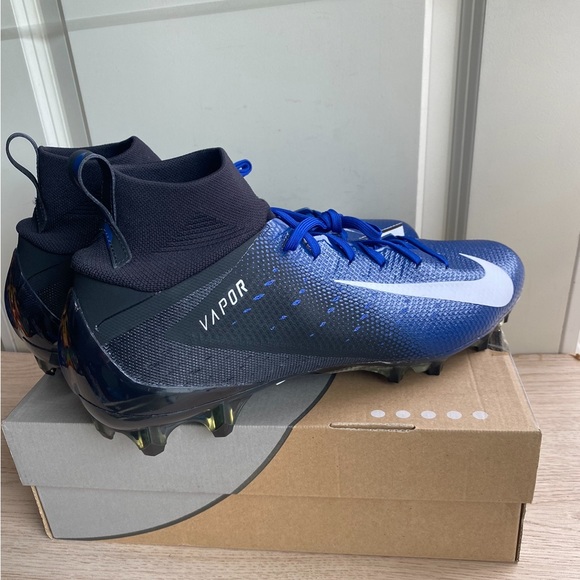Nike Vapor Untouchable Pro 3 Royal Blue/ Black Football Cleats Men - SZ 15 - Picture 4 of 10